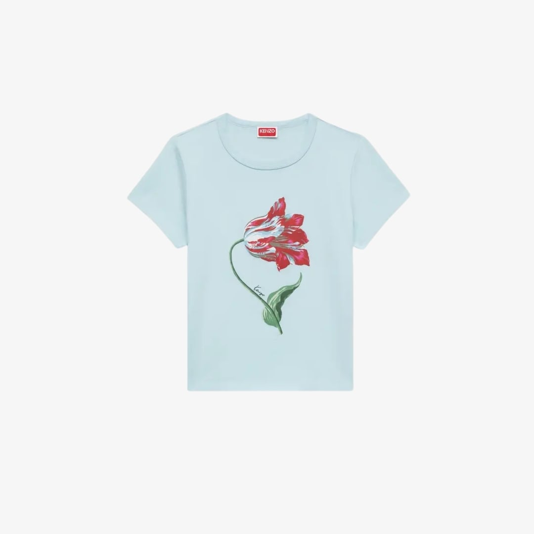 Mua Thêm Giảm Thêm - Ưu đãi đến 30% nhiều sản phẩm mới 16 Áo thun cotton hoạ tiết KENZO Tulip