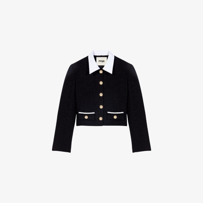 Áo khoác tweed dáng ngắn