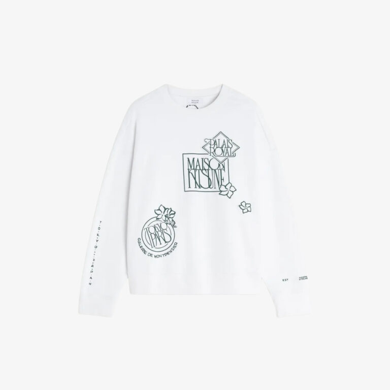 Áo nỉ nam tem Art Nouveau dáng Oversize