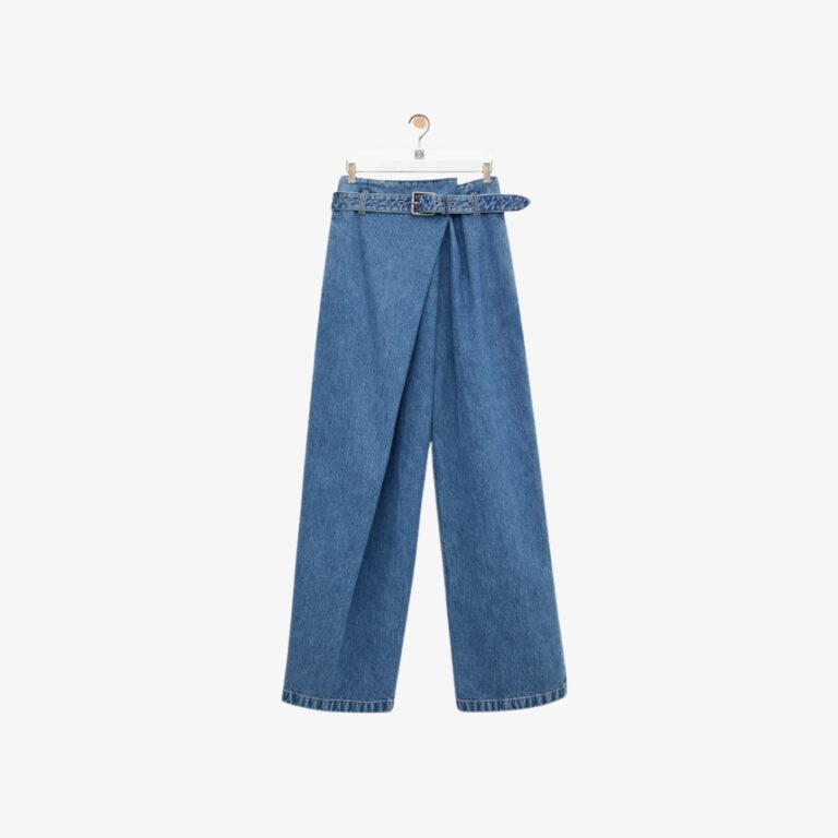 Quần jeans  LOEWE xếp nếp