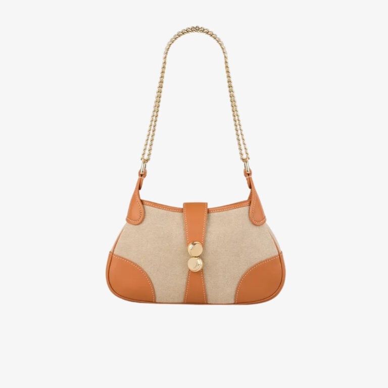 Túi Janet canvas phối da