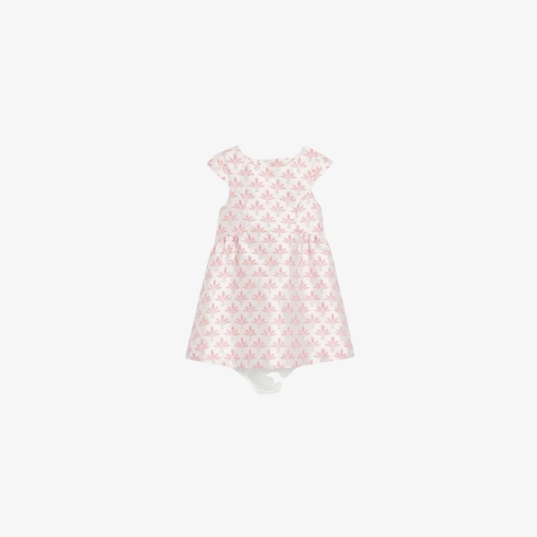 Váy dệt jacquard họa tiết cây cọ