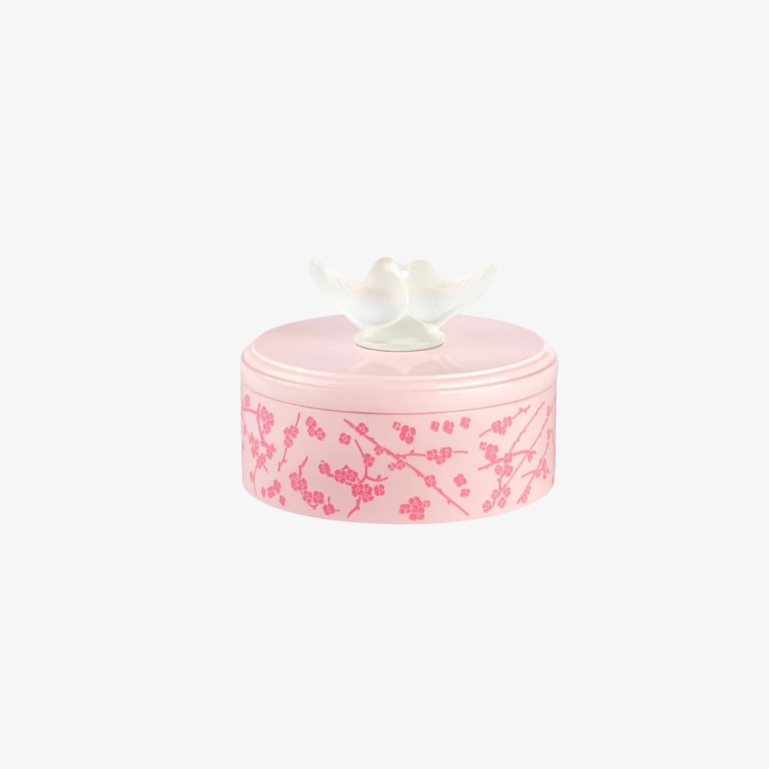 Gợi ý quà tặng dành riêng cho nàng dịp 20/10 77 Hộp Pink Lacquered Wood Ss Fleurs De Cerisier