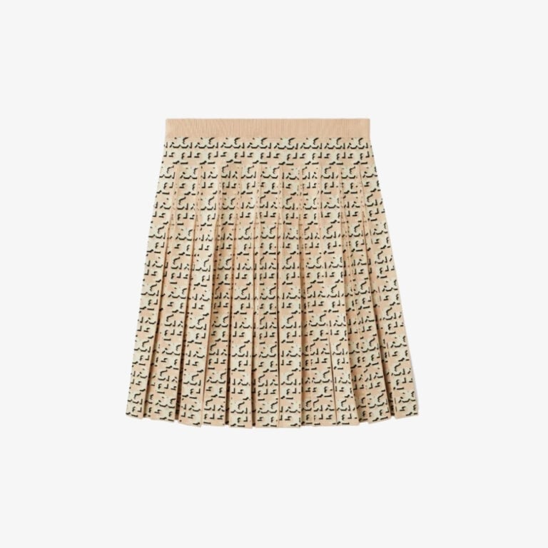 Chân váy T Monogram Pleated Viscose Skirt