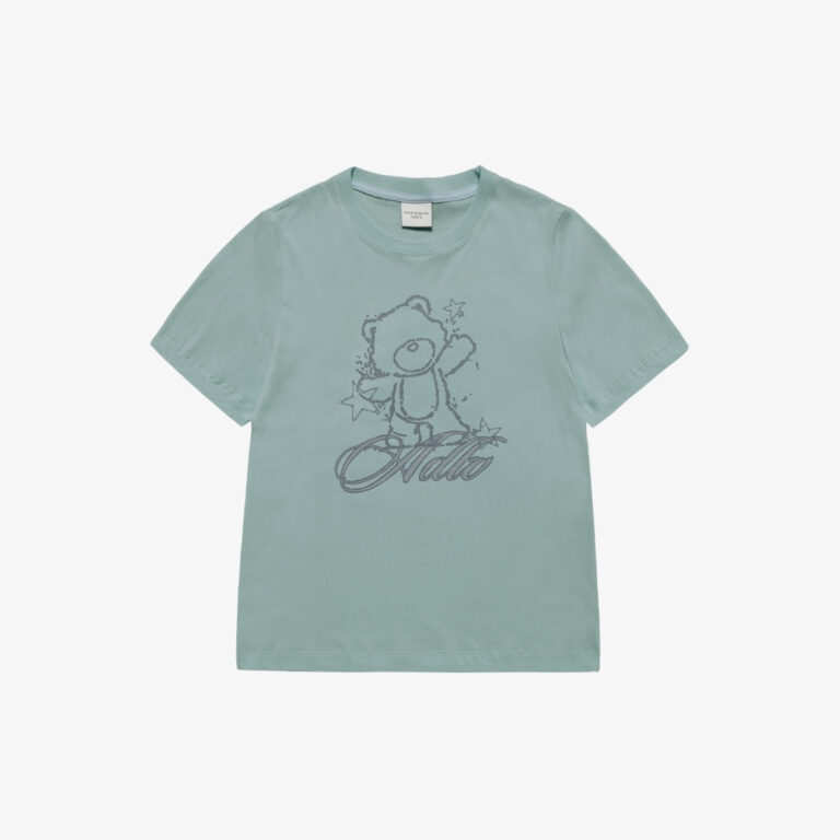 Áo Thun Woman Ink Ac Bear Xanh Lá Sáng