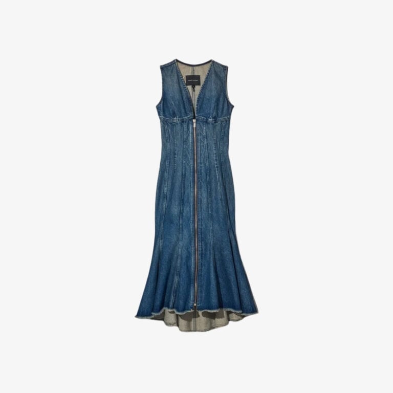Váy Wave Denim Dress