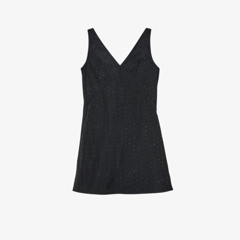 Váy Crystal V-Neck Dress