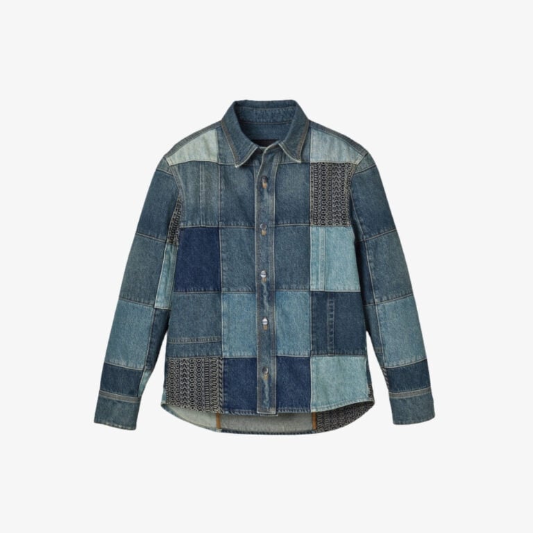 Áo Patchwork Denim Shirt