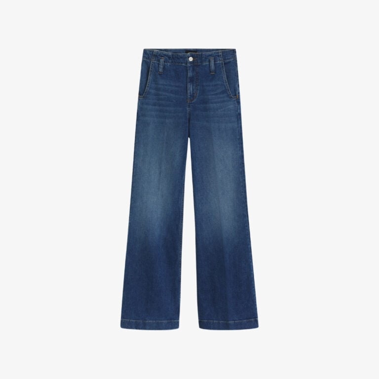 Quần Jeans Dáng Ôm Ống Loe Denim