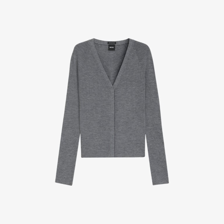 Áo Cardigan Cài Ẩn Len Merino