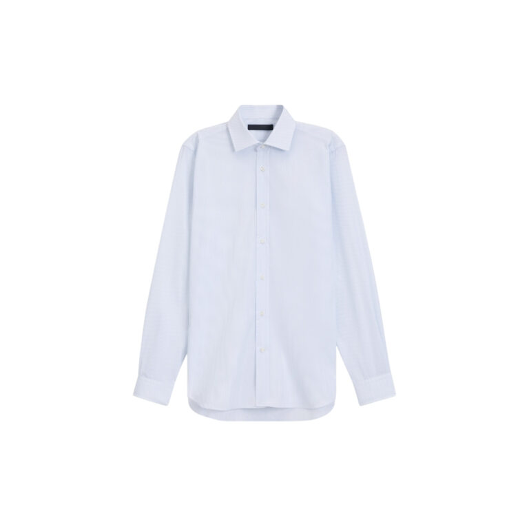 Áo sơ mi cotton ôm dáng BOSS BY BECKHAM