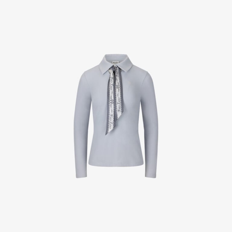 Áo Scarf Set Shoulder Shirring