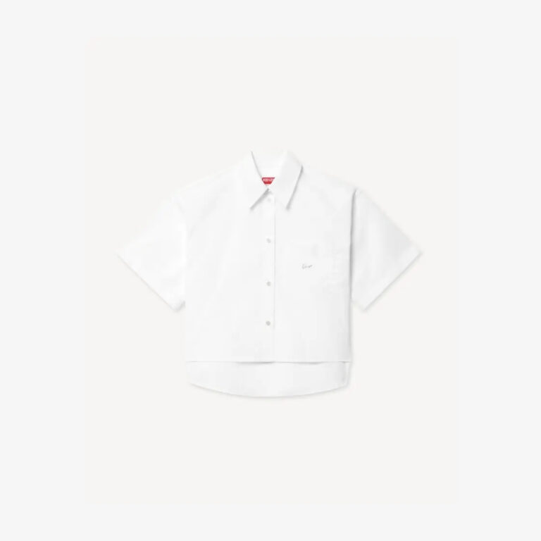 Áo sơ mi tay ngắn ‘KENZO Signature’ bằng cotton