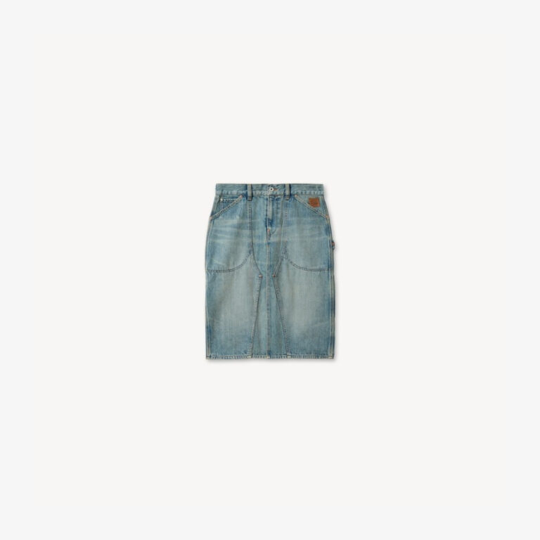 Chân váy dài đến gối ‘KENZO Work And Play’ bằng denim Nhật Bản