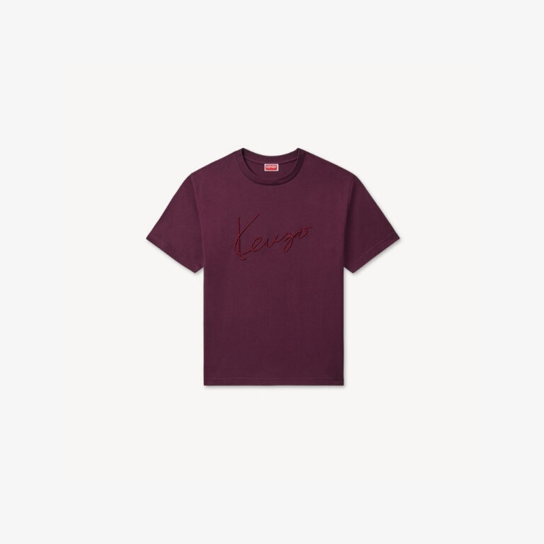 Áo thun thêu ‘KENZO Signature’ bằng cotton