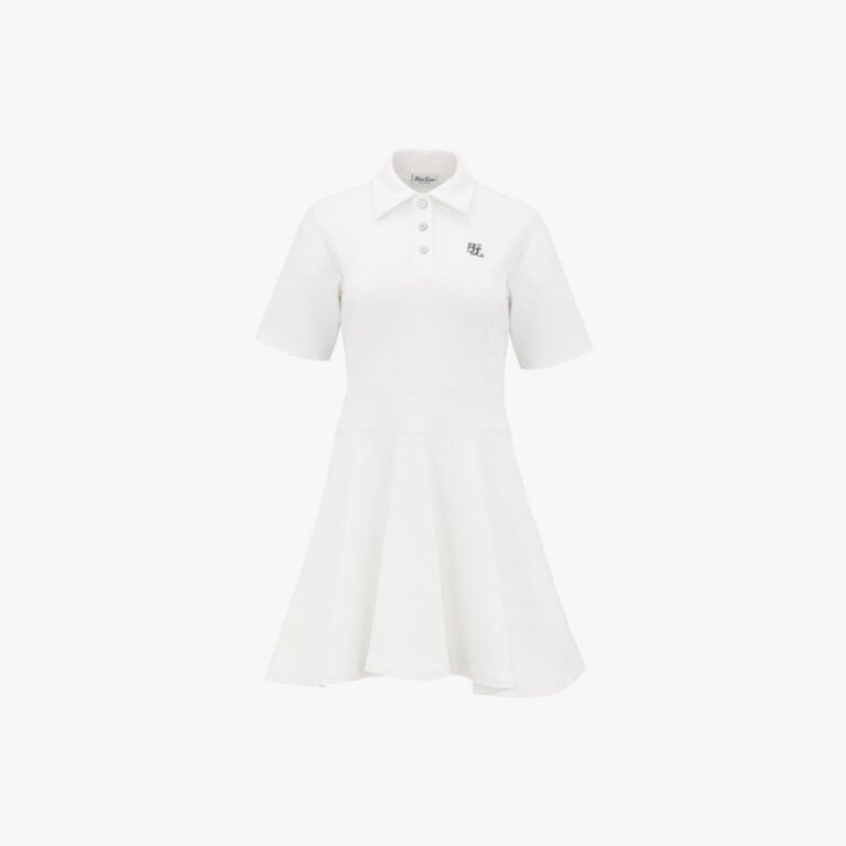 Váy Flared Short-Sleeved Collar