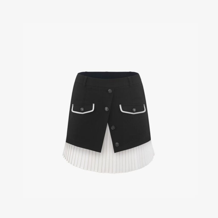 Chân Váy Layered Pleats Pocket