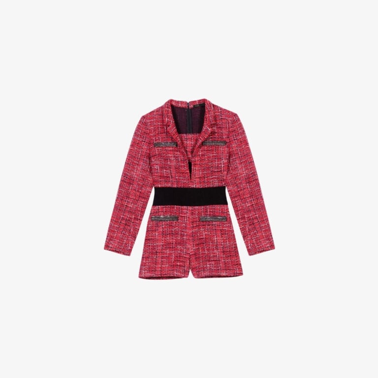 Bộ jumpsuit tweed