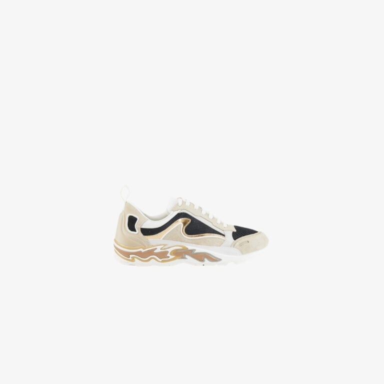 Giày sneaker đế Chunky màu nâu
