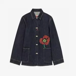 Home 27 Áo khoác denim công sở ‘KENZO POPPY’