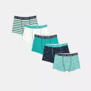 End of season sale 21 Quần lót kiểu boxer (bộ 5 chiếc)