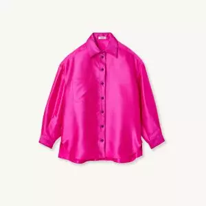 End of season sale 43 Áo Sơ Mi Satiny Oversized