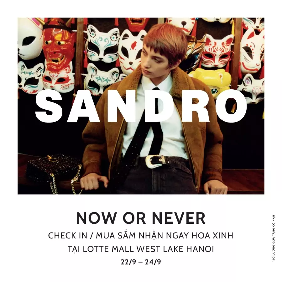 Check in nhận quà Sandro Lotte West Lake 1