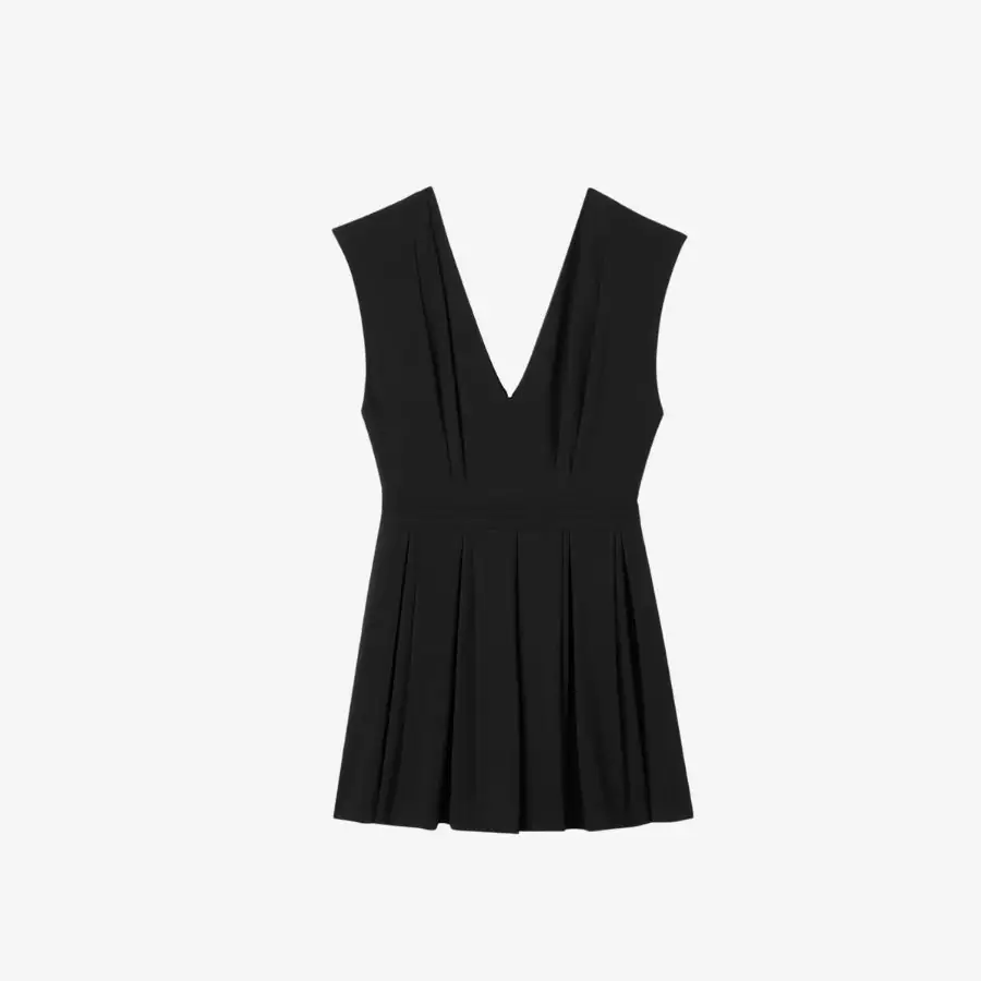 Bộ playsuit xếp ly