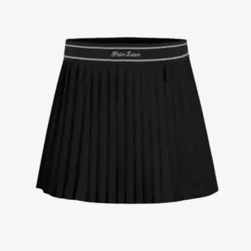 Belt Set High-Waist Pleats Skirt