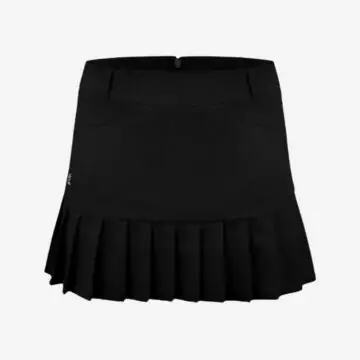 Half Pleated Skirt With Bottom Flare