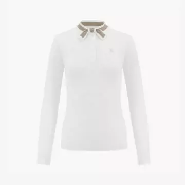 Knit Ribbon Long-Sleeve T-Shirt